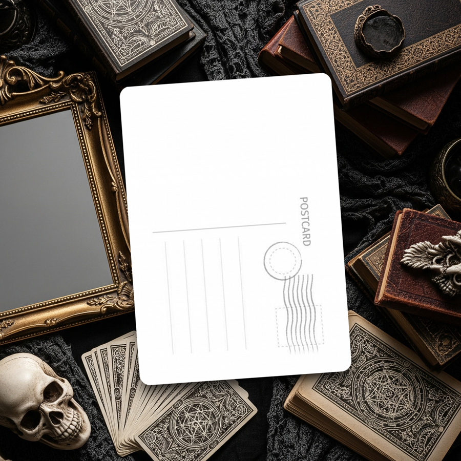 Postkarten - Gothic - Vintage - Horror – Bild 2